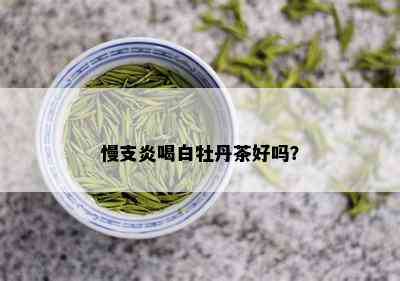 慢支炎喝白牡丹茶好吗？