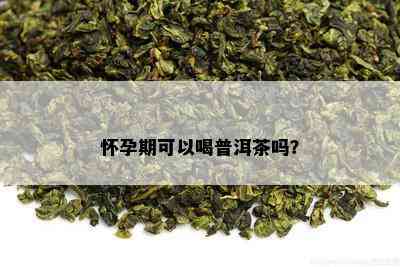 怀孕期可以喝普洱茶吗？