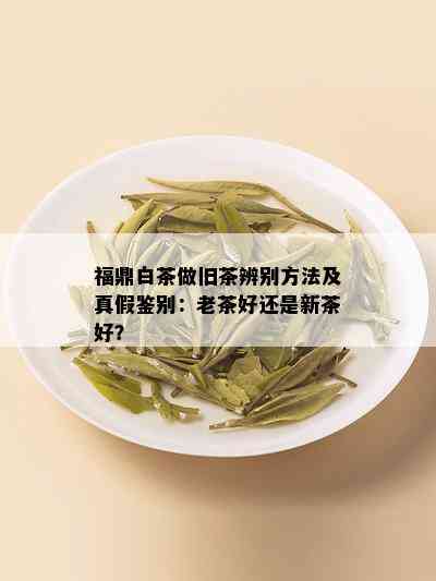 福鼎白茶做旧茶辨别方法及真假鉴别：老茶好还是新茶好？