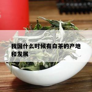 我国什么时候有白茶的产地和发展