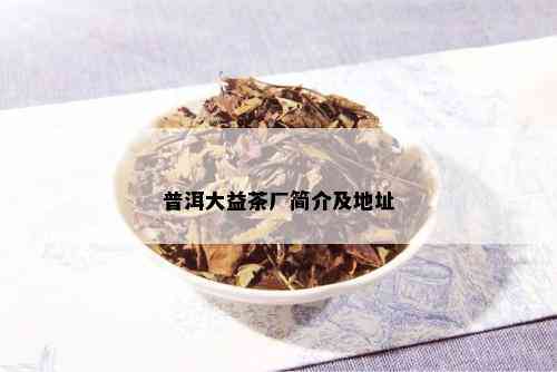 普洱大益茶厂简介及地址