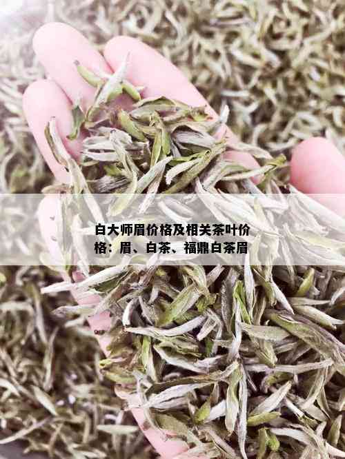 白大师眉价格及相关茶叶价格：眉、白茶、福鼎白茶眉