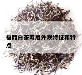 福鼎白茶寿眉外观特征和特点