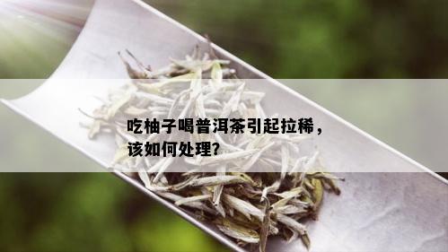 吃柚子喝普洱茶引起拉稀，该如何处理？