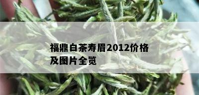 福鼎白茶寿眉2012价格及图片全览