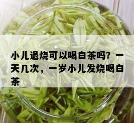 小儿退烧可以喝白茶吗？一天几次，一岁小儿发烧喝白茶