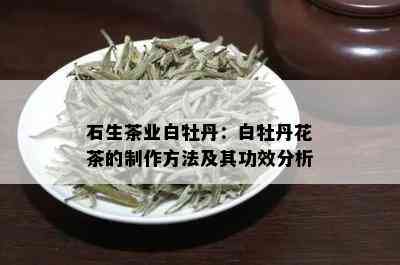 石生茶业白牡丹：白牡丹花茶的制作方法及其功效分析