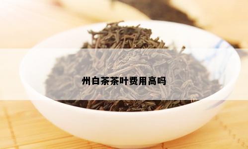 州白茶茶叶费用高吗