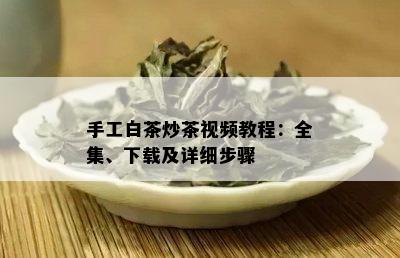 手工白茶炒茶视频教程：全集、下载及详细步骤