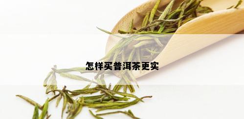 怎样买普洱茶更实