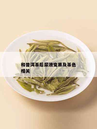 和普洱茶后尿液变黑及茶色相关