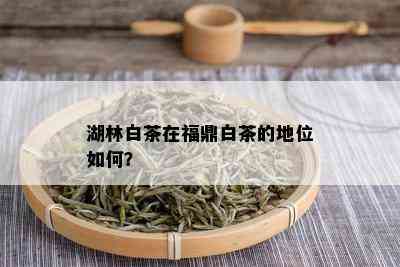 湖林白茶在福鼎白茶的地位如何？