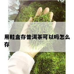 用鞋盒存普洱茶可以吗怎么存