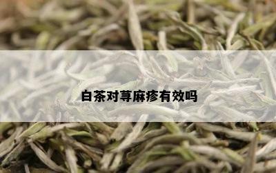 白茶对荨麻疹有效吗