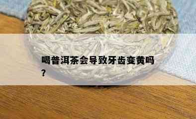 喝普洱茶会导致牙齿变黄吗？