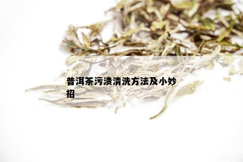 普洱茶污渍清洗方法及小妙招