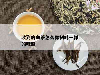 收到的白茶怎么像树叶一样的味道