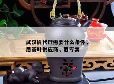 武汉眉代理需要什么条件，眉茶叶供应商，眉专卖