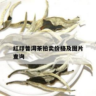 红印普洱茶拍卖价格及图片查询