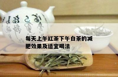 每天上午红茶下午白茶的减肥效果及适宜喝法