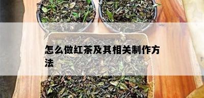 怎么做红茶及其相关制作方法