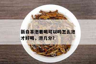 新白茶泡着喝可以吗怎么泡才好喝，泡几分？