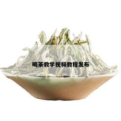 喝茶教学视频教程发布