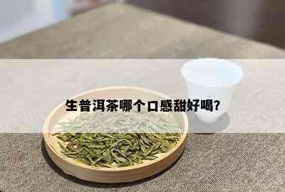 生普洱茶哪个口感甜好喝？