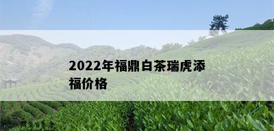 2022年福鼎白茶瑞虎添福价格