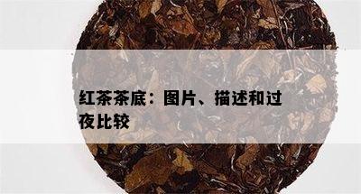 红茶茶底：图片、描述和过夜比较