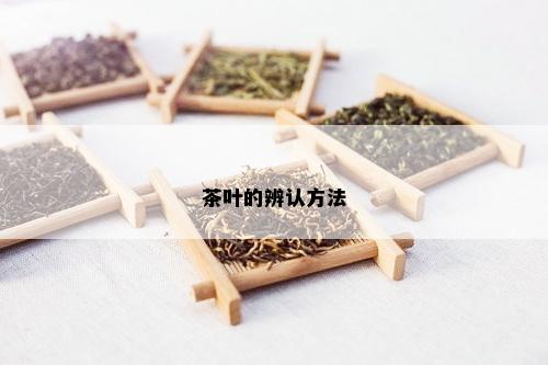 茶叶的辨认方法