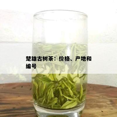 楚雄古树茶：价格、产地和编号