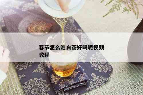 春节怎么泡白茶好喝呢视频教程