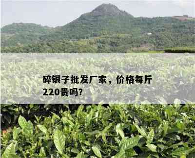 碎银子批发厂家，价格每斤220贵吗？