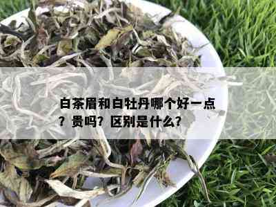 白茶眉和白牡丹哪个好一点？贵吗？区别是什么？