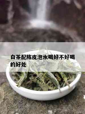 白茶配陈皮泡水喝好不好喝的好处