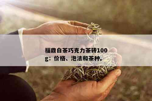 福鼎白茶巧克力茶砖100g：价格、泡法和茶种。