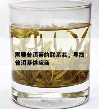 需要普洱茶的联系我，寻找普洱茶供应商