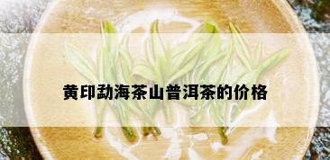 黄印勐海茶山普洱茶的价格