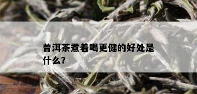 普洱茶煮着喝更健的好处是什么？