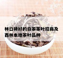 林口碑好的白茶茶叶招商及西林本地茶叶品种