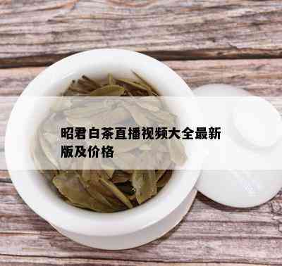 昭君白茶直播视频大全最新版及价格