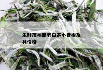 朱时茂福鼎老白茶小青柑及其价格