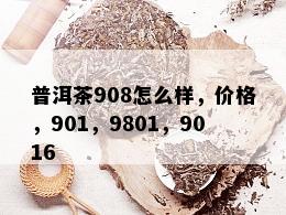 普洱茶908怎么样，价格，901，9801，9016