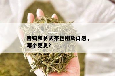 昔归和易武茶区别及口感，哪个更贵？