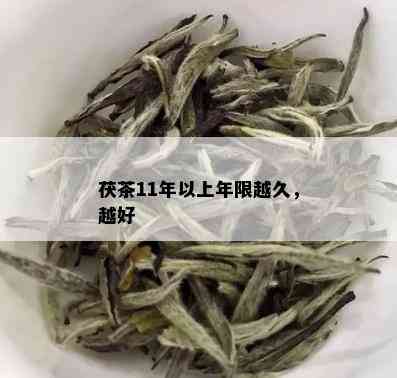 茯茶11年以上年限越久，越好