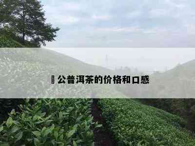 孖公普洱茶的价格和口感