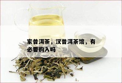 家普洱茶，汉普洱茶馆，有必要购入吗