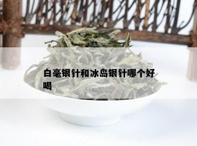 白毫银针和冰岛银针哪个好喝