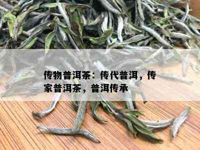 传物普洱茶：传代普洱，传家普洱茶，普洱传承